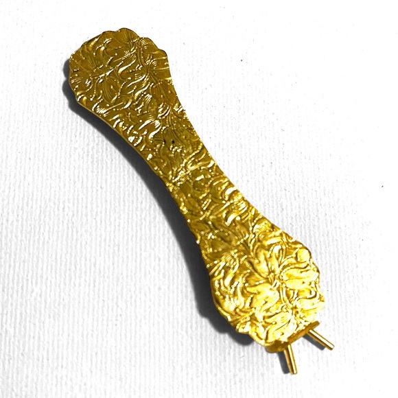 Vintage Hair Pin Gold Tone - Picture 1 of 2